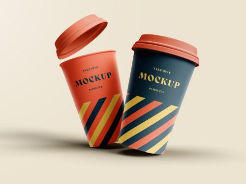 Take Away Paper Coffee Cup Mockup