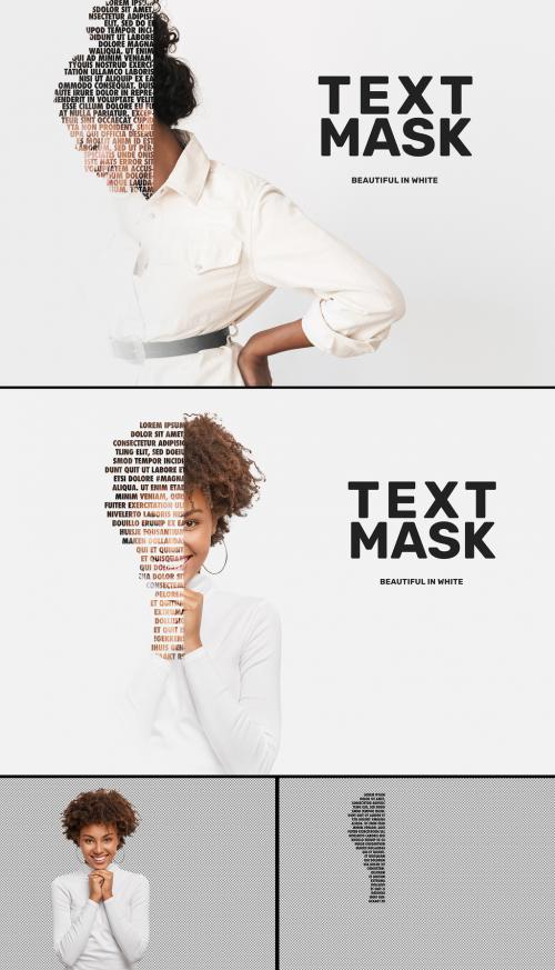 Text Mask Portrait Effect