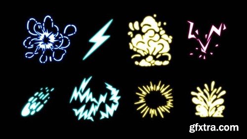 Videohive Explosions & Sparks 51690488