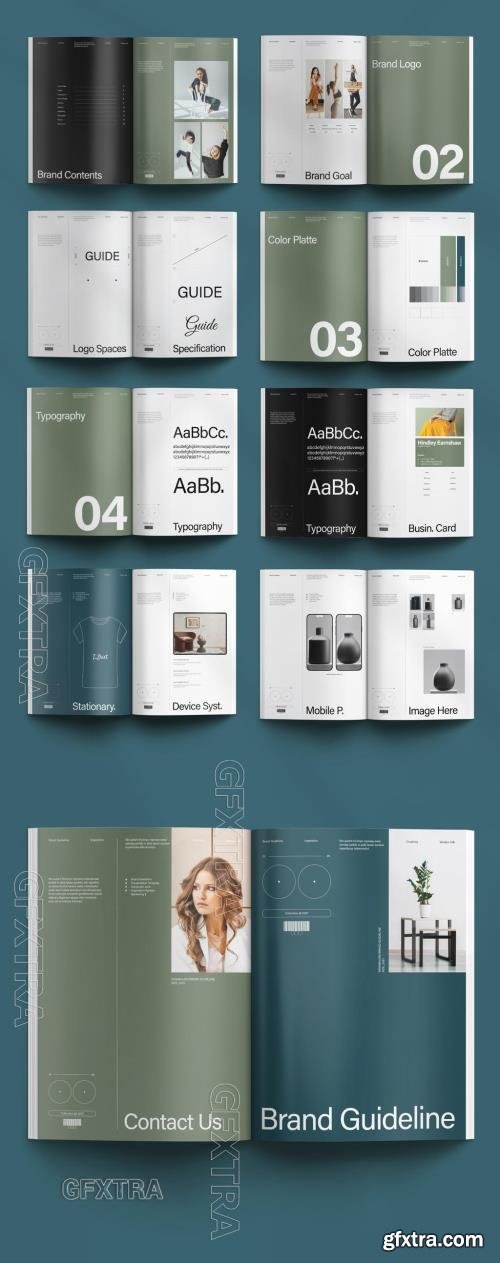 Brand Guideline Layout 717497649