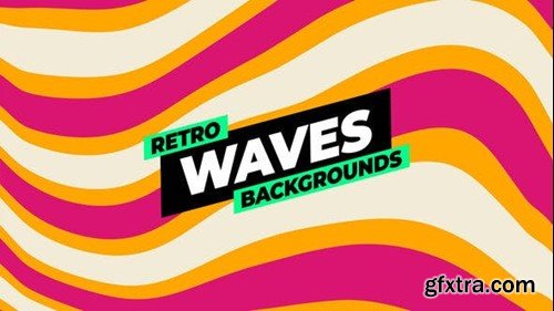 Videohive Retro Waves Backgrounds 51710958