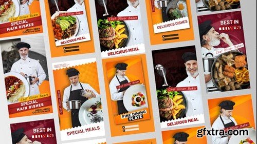 Videohive Chef\'s Restaurant Stories 51716572