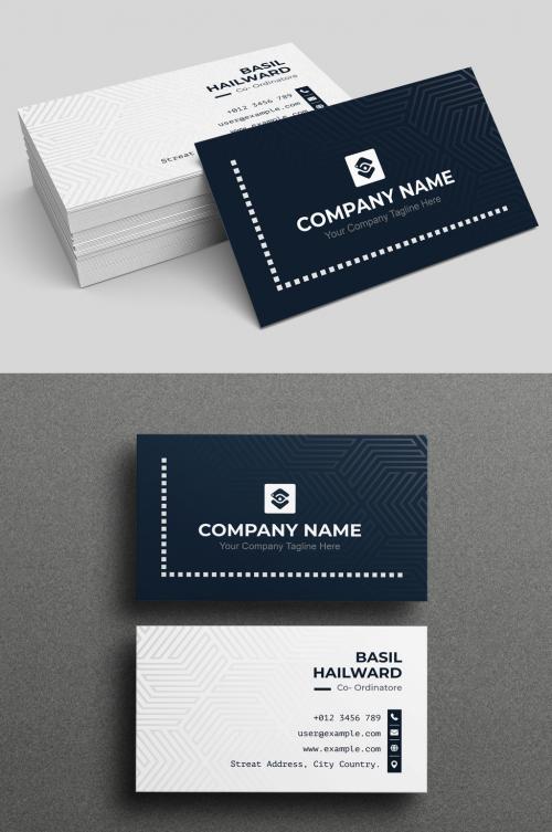 Abstract Business Card Layout