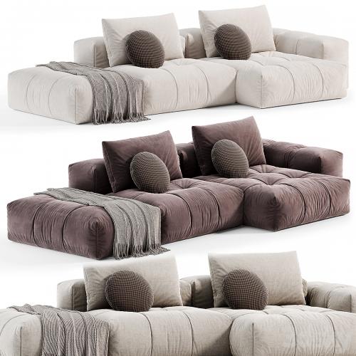 Modern Modular L-Shape Sofa by Litfad, sofas