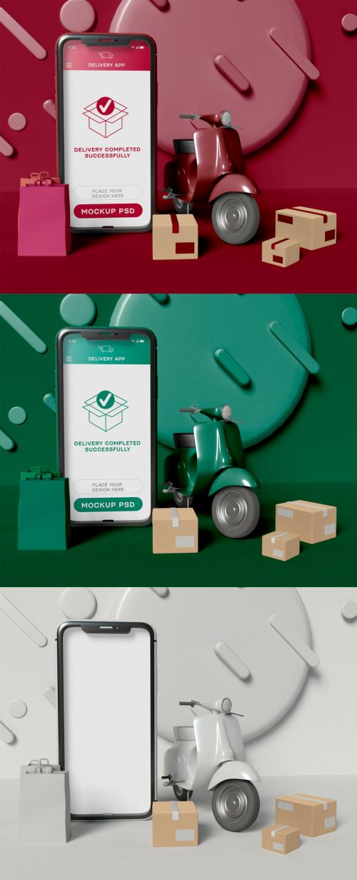 Shopping Concept Smartphone Mockup