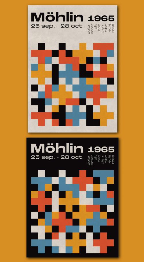 Swiss Modernism Style Trendy Poster Layout