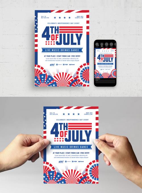 4th July Flyer Poster