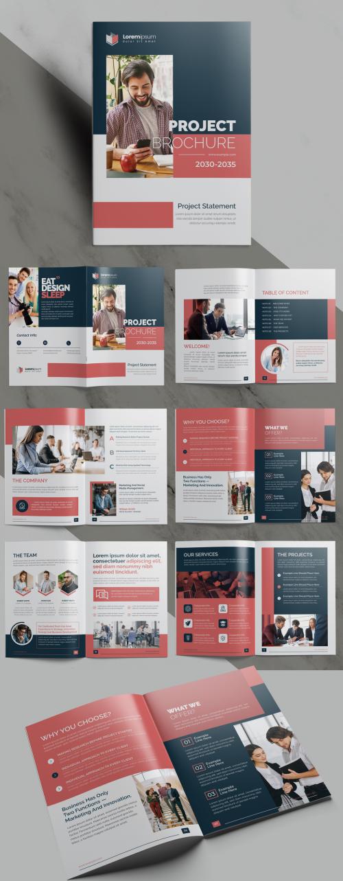Clean Corporate Brochure Layout