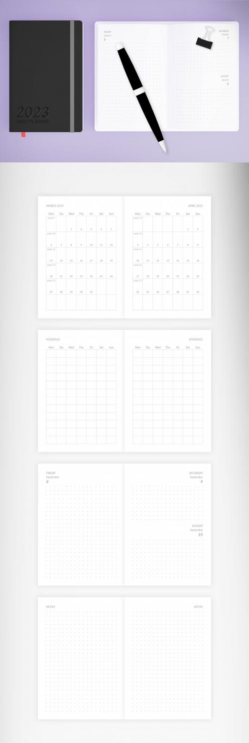2023 Daily Planner A6