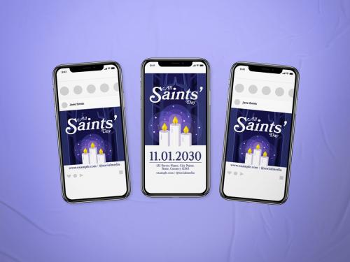 All Saints Day Social Media