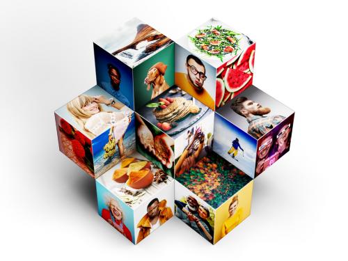 Cube Photo Collage