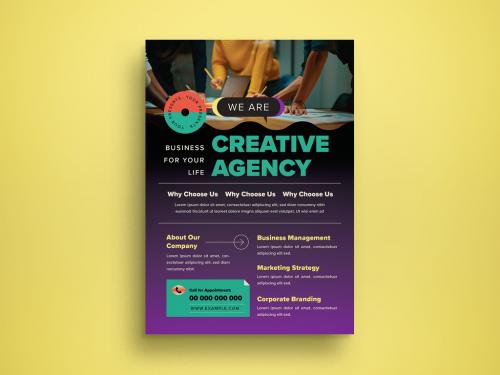 Creative Business Agency Flyer Layout
