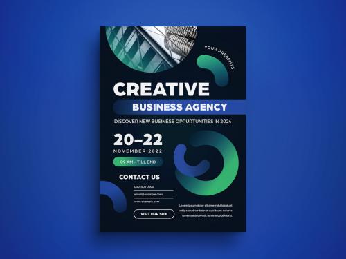 Creative Business Agency Flyer Layout