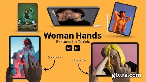 Videohive Female Hand Gesture for Tablets 51757494