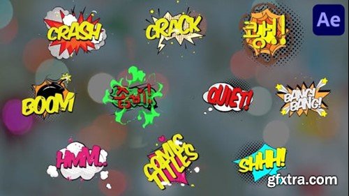 Videohive Comic Titles for After Effects 51756434