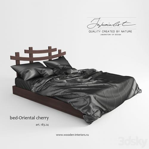 Bed-Oriental cherry