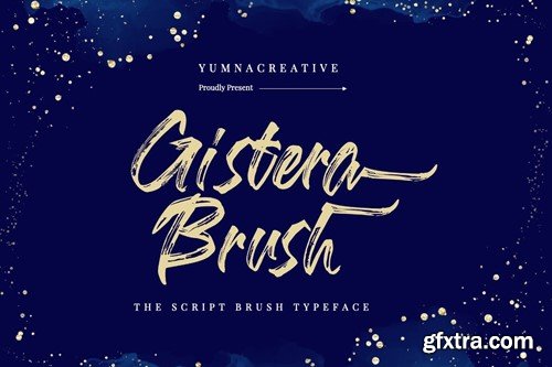 Gistera - Script Brush Font 2XUG6RP