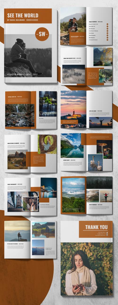 Outdoor and Travel Magazine Layout