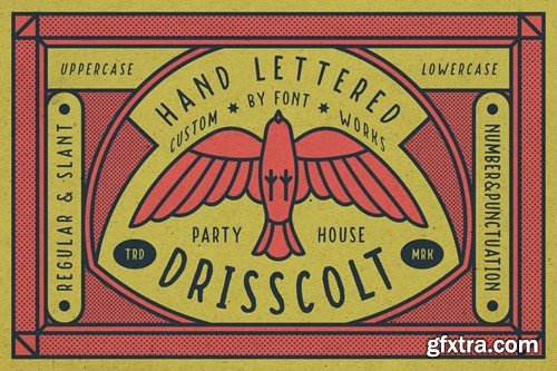 Drisscolt - Hand Lettered Font ABCTU85