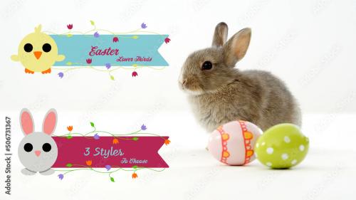 Cute Bright Easter Lower Thirds
