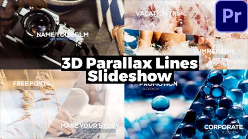 Videohive - 3D Lines Slideshow - 41855449