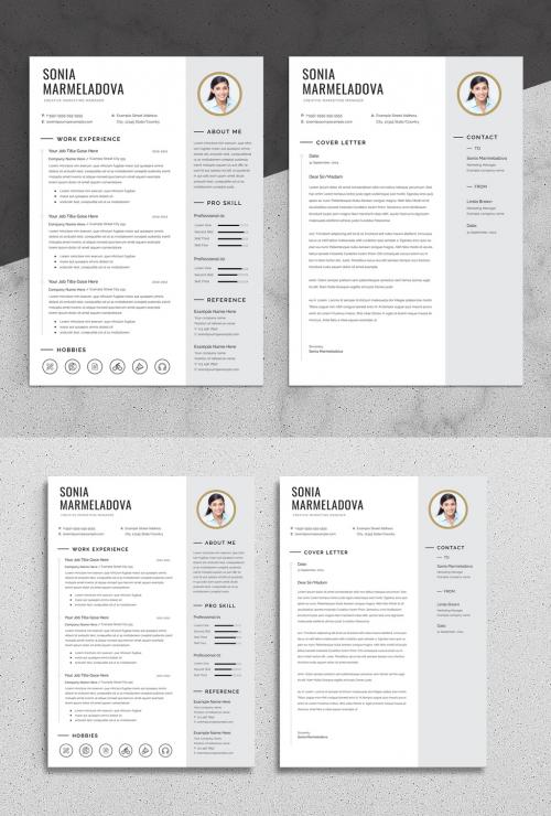 Resume Layout with Sidebar