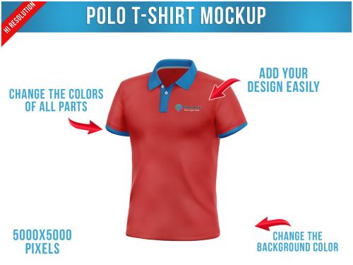 Polo Tshirt Half Side