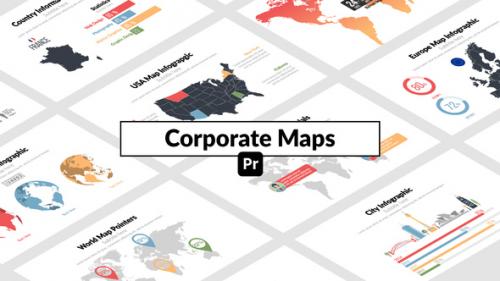 Videohive - Corporate Maps for Premiere Pro - 51669480