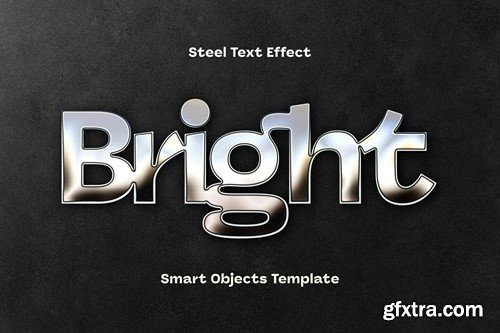 Bright Steel Text Effect JURG5J8
