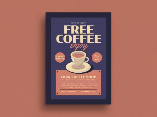 Free Coffee Flyer Layout