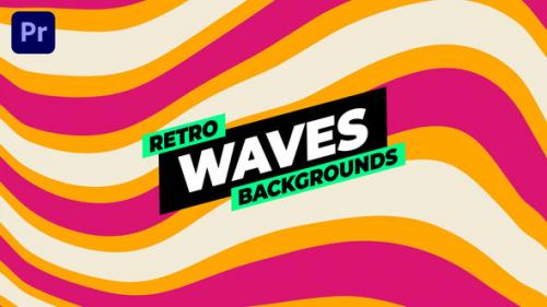 Videohive - Retro Waves Backgrounds - 51711006