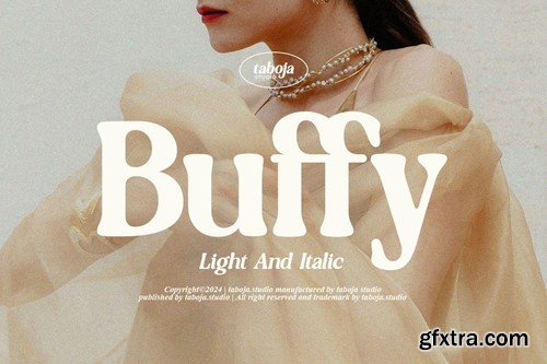 Buffy - Light & Italic Typeface 3QKP7SZ