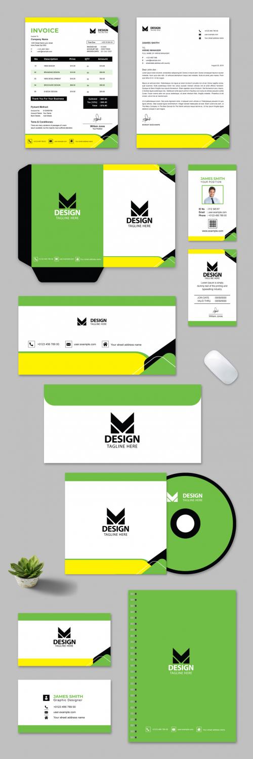 Business Stationery Branding Layouts Pack