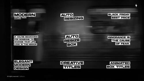 Videohive - Auto-Resize Titles | Premiere Pro - 51627245