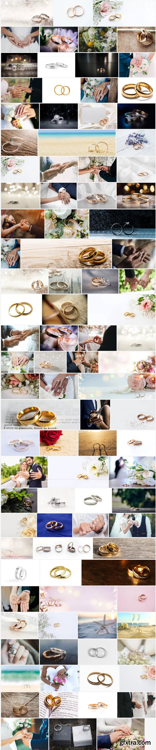 Amazing Photos, Wedding Rings 100xJPEG