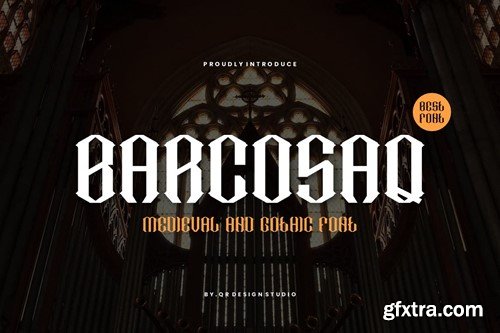 Barcosaq - Medieval & Gothic Font YSMNXE3