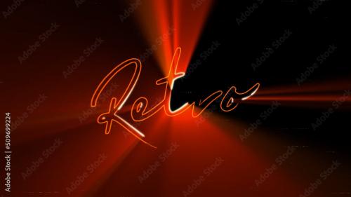 Retro Light Rays Logo Reveal