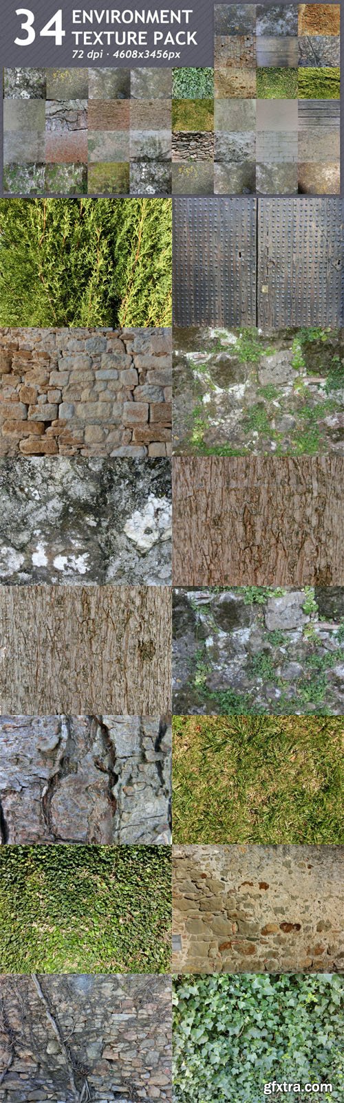 34 Environment Textures Pack
