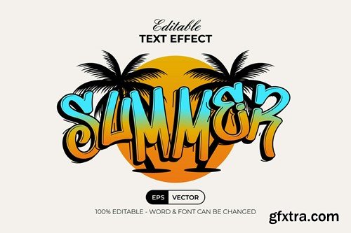 Summer Text Effect Style XFPERBF