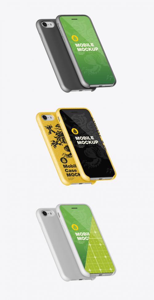 Mobile with Case Mockup