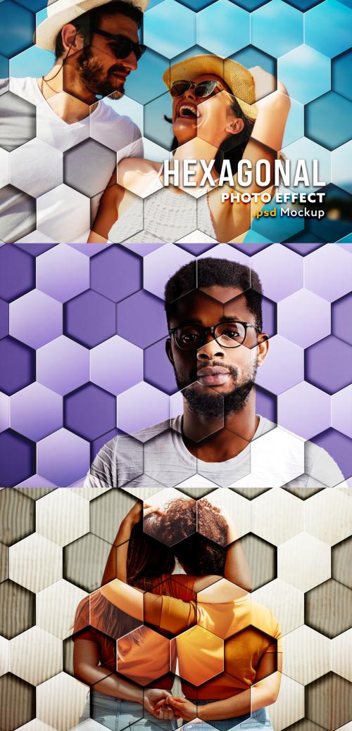 Hexagonal Photo Effect