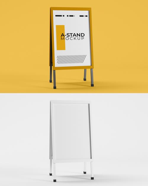 A-Stand Board Mockup