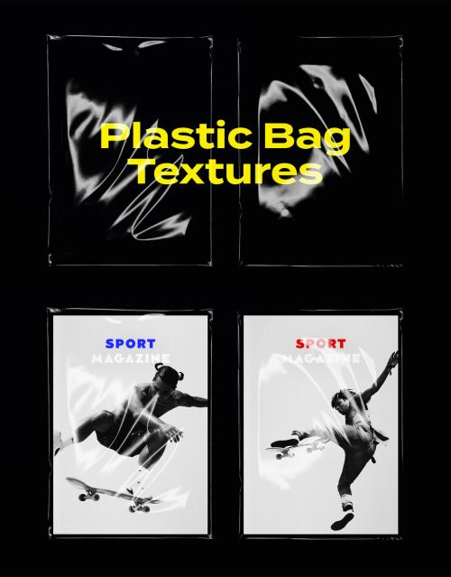 Plastic Bag Overlay Texture Mockup