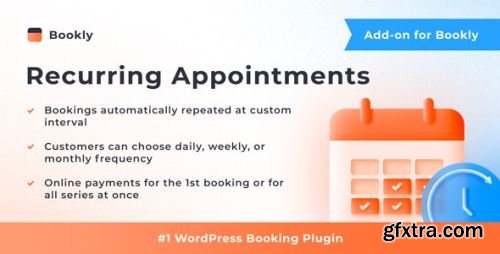 CodeCanyon - Bookly Recurring Appointments (Add-on) v6.1 - 19497634 - Nulled