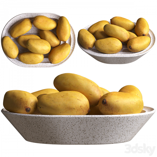 Mango in fruit bowl 02