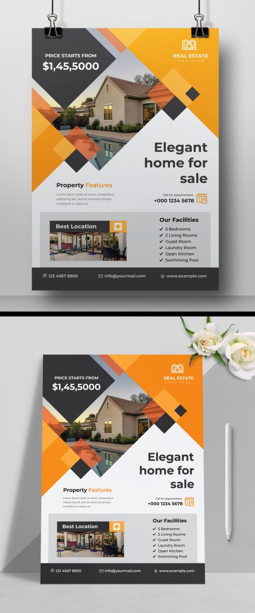 Real Estate Property Flyer Layout