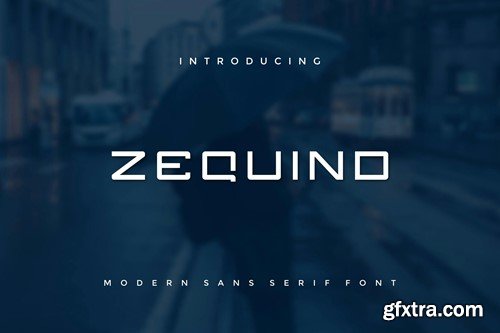 Zequind - Modern Sans Serif Font 8ZJWSBR