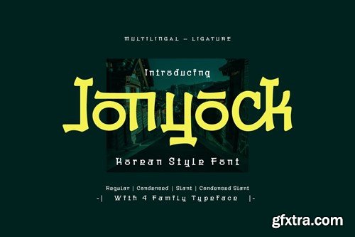 Jonyock - Korean Style Font FZG95GW