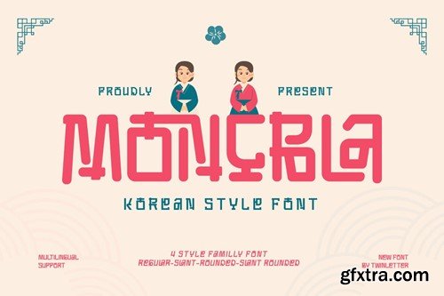 Moncbla - Korean Style Font BWP5KFP