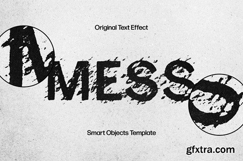 Messy Print Text Effect VL3FQZ3